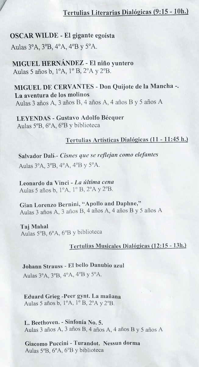 Sagradafamiliah's tweet photo. "Tertuleando" es 1día de convivencia (primaria❤️infantil) donde disfrutamos de Tertulias Literarias, artísticas y musicales dialógicas https://t.co/3tFKizti8r