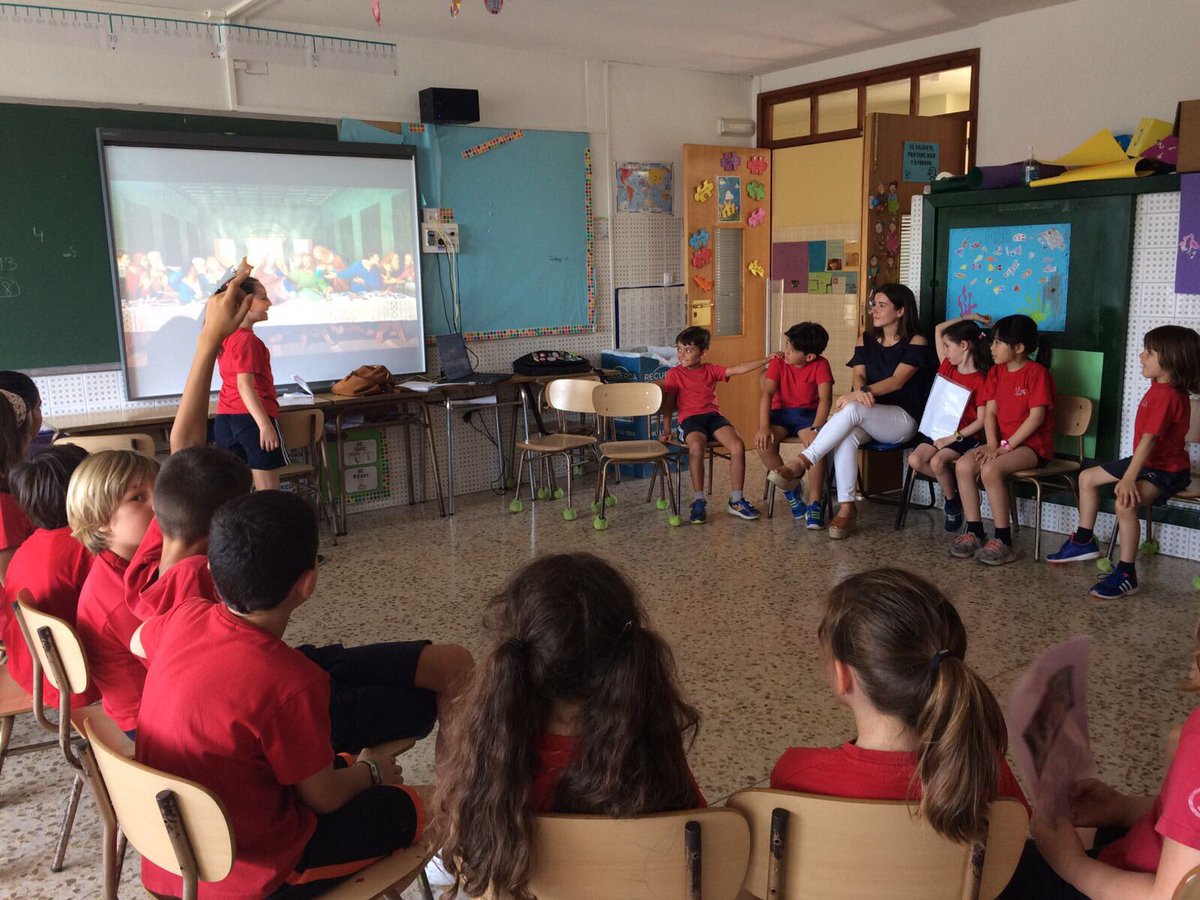 Sagradafamiliah's tweet photo. "Tertuleando" es 1día de convivencia (primaria❤️infantil) donde disfrutamos de Tertulias Literarias, artísticas y musicales dialógicas https://t.co/3tFKizti8r