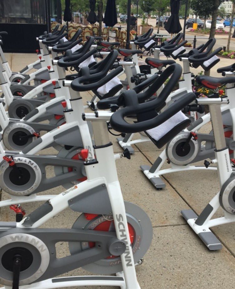 A little weather can't stop us!! Moving the 5:30pm Class indoors to old yoga space behind Crate&amp;Barrel #derbystreetsweat