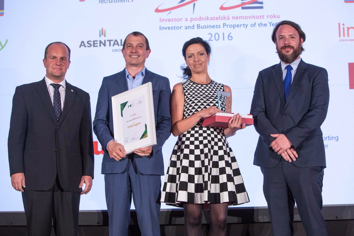STARclustercz's tweet photo. #STARregion je investičně nejatraktivnějším regionem ČR pro rok 2016! Ocenění udělil @CzechInvest_CZ. Více informací:https://t.co/wuUJYYNd6v https://t.co/6Ao7smRnRO