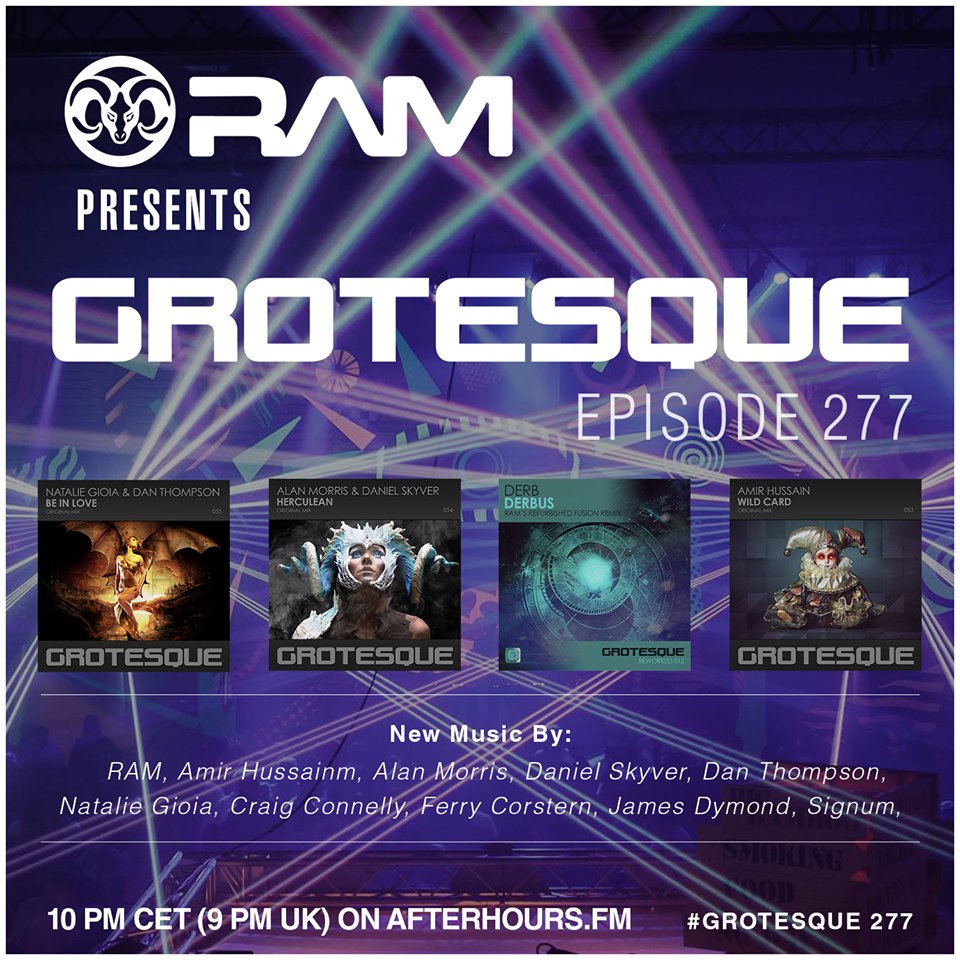 djramnl's tweet photo. Tonights the GROTESQUE 277 radioshow
Tune in @ 10pm cet (9 pm UK) on Afterhours.FM !!!
#GrotesqueFamily #ItsAllAboutTrance #GROT277 https://t.co/eNmeiZaSj5