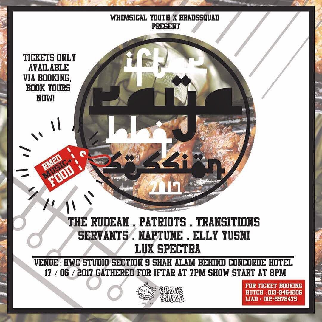 Esok jom bersama kami IFTAR RAYA BBQ di HWCStudios bersama <a href="/PatriotsMY/">PATRIOTS</a> <a href="/transitionsmy/">TRNSTNS.INC</a> <a href="/servantsmy/">S E R V A N T S</a> <a href="/NaptuneMy/">blank</a> <a href="/lux_spectra/">Lux Spectra</a> #gengkomeng