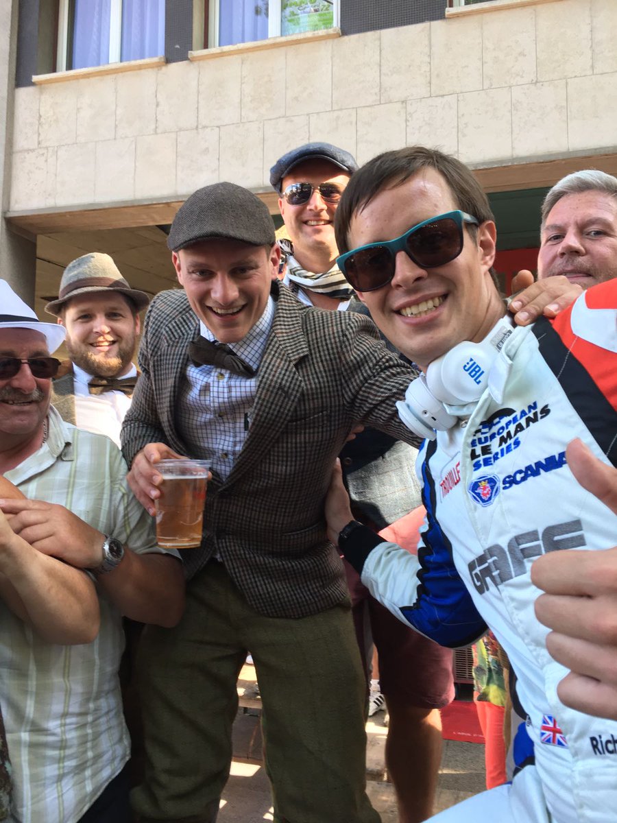 TheTweedArmy's tweet photo. Richard Bradley!!!!!!@rbrads69 loving the parade. #lemans24 https://t.co/eVnnJcVoYL