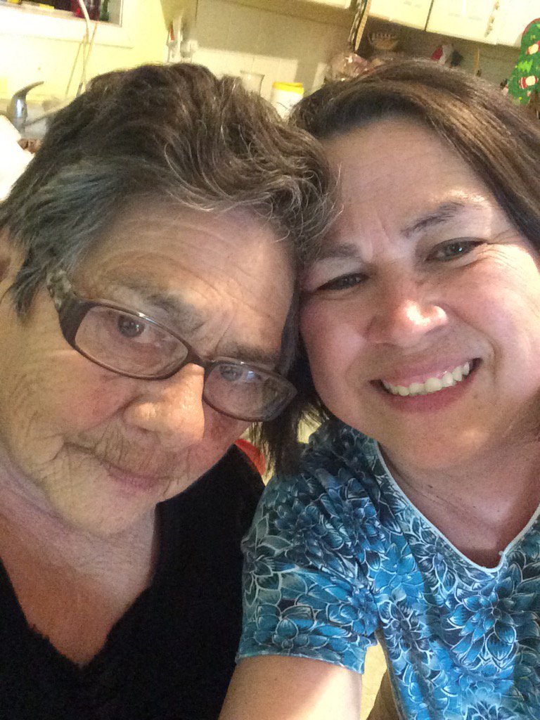 ndnchiq's tweet photo. My #1Senior my mom #lovemymom #CLFNSeniorSelfie @CurveLakeFN https://t.co/7U8nIiLWif