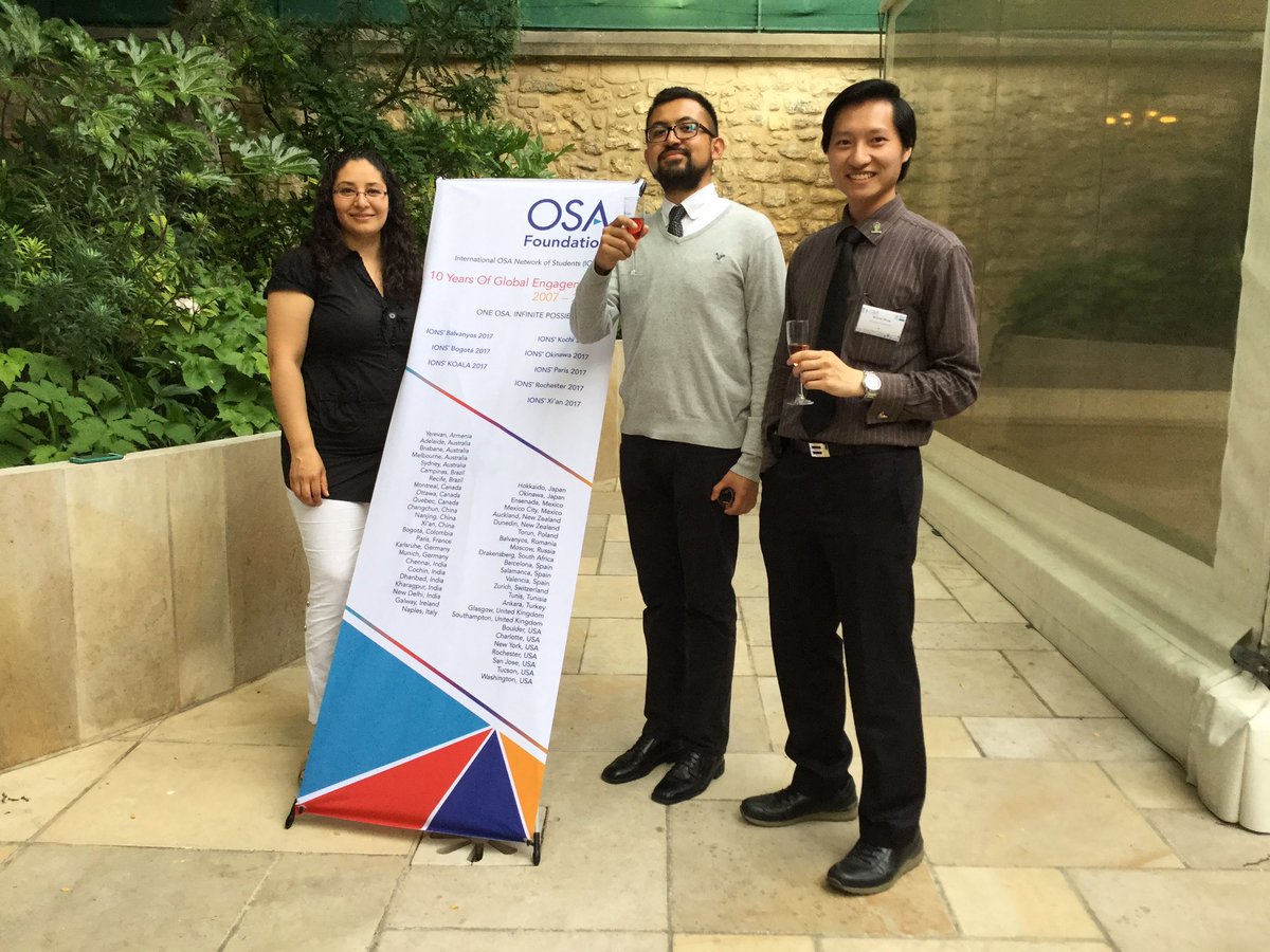 <a href="/OpticalSociety/">The Optical Society now Optica</a> <a href="/IONS_P17/">IONS Paris 2017</a> #IONSParis2017 <a href="/orctweets/">ORC Southampton</a> <a href="/unisouthampton/">University of Southampton</a> <a href="/AngelesLCR/">Angeles Camacho</a> <a href="/NicholasHLW/">Nicholas Wong</a> @FzNoise Thanks for inviting us!