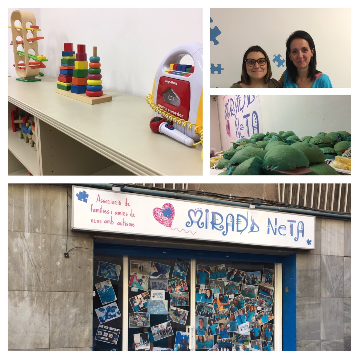 menagadea's tweet photo. Molt, però molt contenta que les famílies de #MiradaNeta hagin inaugurat avui el seu local a la #TrinitatVella Enhorabona!!! https://t.co/UBuY7HAJbW