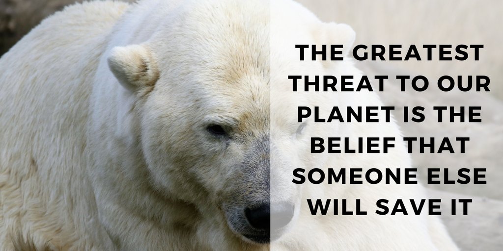 Retweet if you want to be someone who will help save our planet