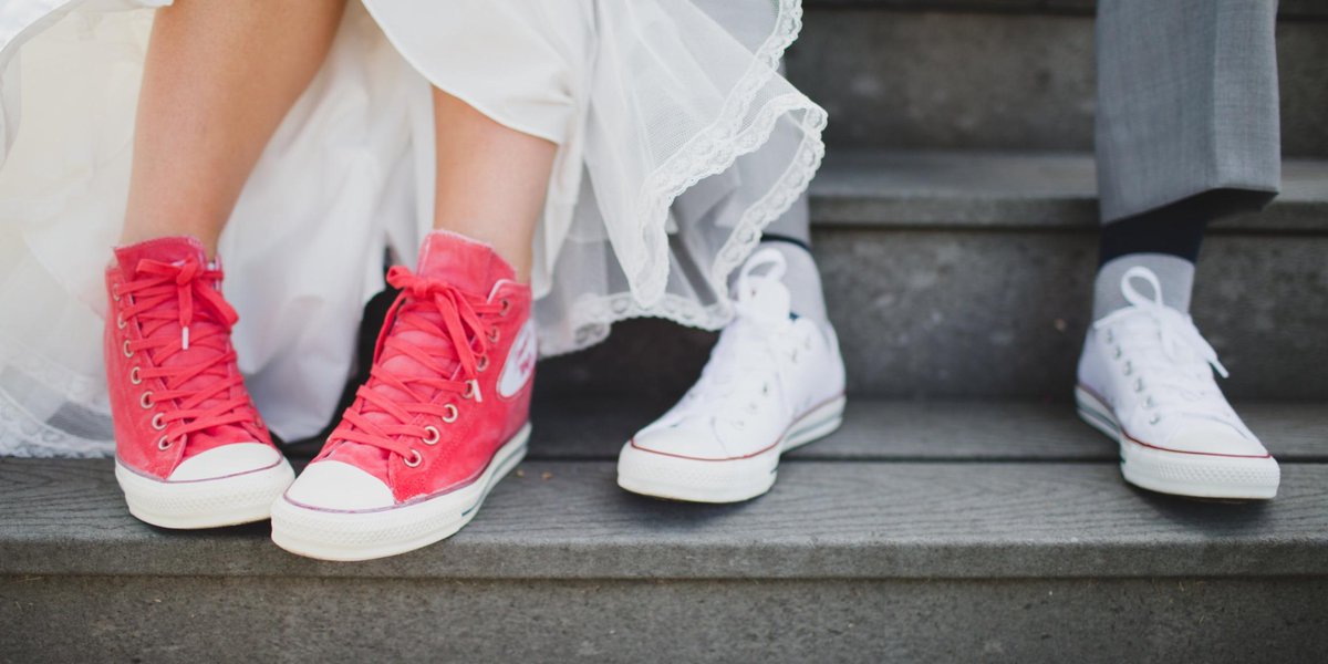 bride chuck taylors