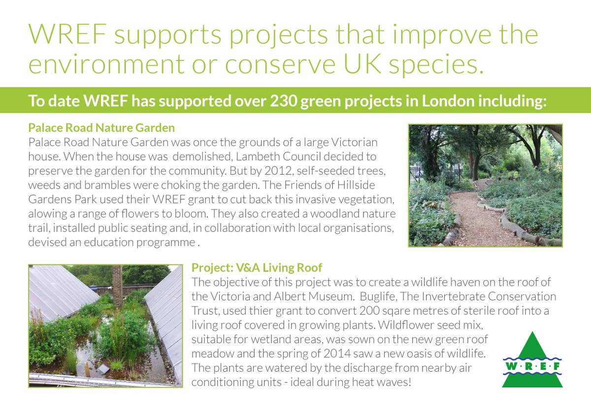 GroundworkLON's tweet photo. #WREF are seeking applications for grants up to £20k. Get your #green project #funded - apply now > https://t.co/sGatpzk4yM https://t.co/FiUbybO4Cn