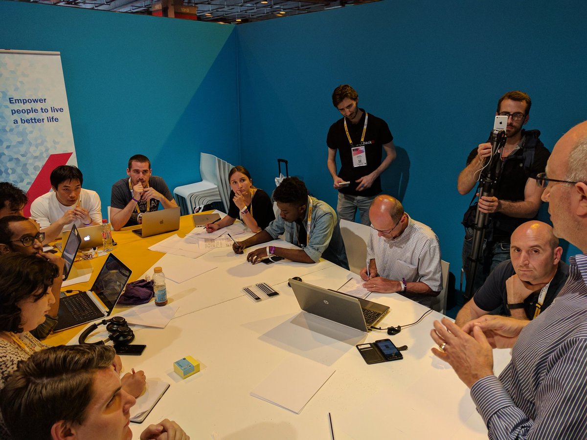 Mentoring with Charles-Etienne de Cidrac
<a href="/AXA/">AXA</a> <a href="/Vivatech/">VivaTech</a> #AXAIT #ProudToBeAXA #AXAPower #VivAXA #Hackathon #VivaHackathon  <a href="/Charles_Etienne/">Charles-Étienne</a>