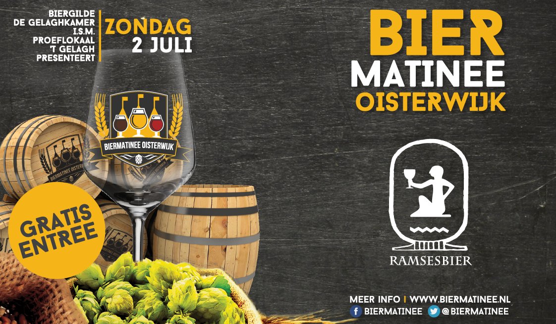 De 21e deelnemer aan het Biermatinee: Ramses Bier (<a href="/Ramsesbier/">RamsesBier</a>) #Biermatinee #Oisterwijk