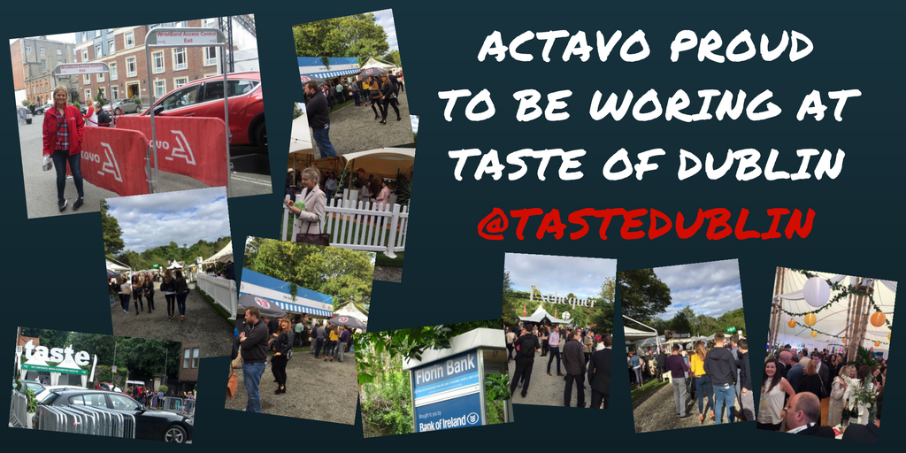 Actavo_HQ's tweet photo. Great food, music, sunshine &amp; atmosphere today. Well done to all @TasteDublin #backtomorrowforbreakfastlunchdinnerandsupper #tasteofdublin17 https://t.co/PxrGNVQXl4