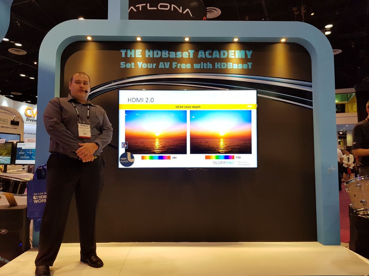 SiloraRD's tweet photo. 2nd part of yesterday's presentation at the @HDBaseT academy at #InfoComm17 'HDBaseT over IP – SILORA R&amp;D IP Vision' https://t.co/kjvCSHjs1l https://t.co/mCHrp4sYCN