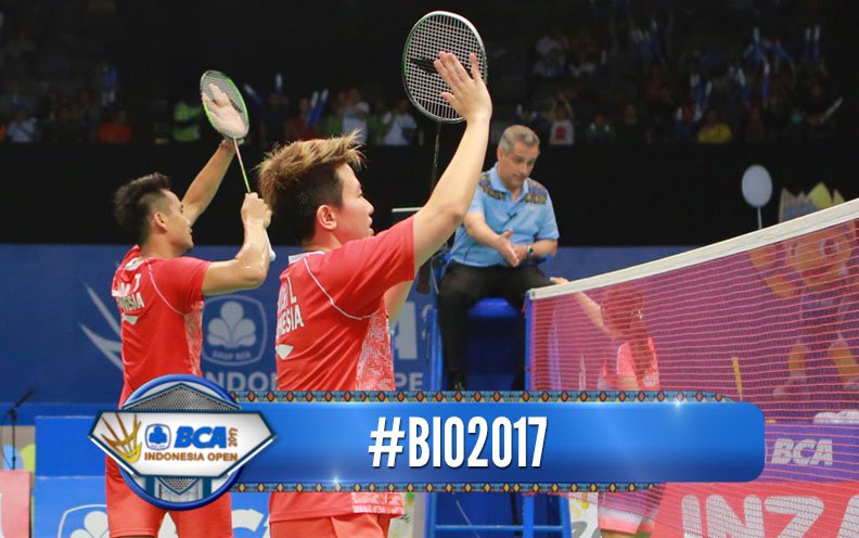 TRANS7's tweet photo. Dua game berhasil di selesaikan Tontowi/Liliyana untuk lanjut ke semifinal #BIO2017 #EaaForIndonesia https://t.co/uxJOU1uk9g