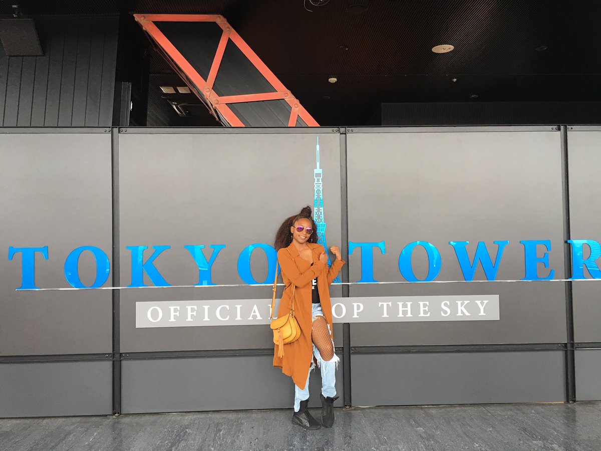 Ya girl conquered #Tokyo I went to the stop of #Tokyotower  #mayadventures