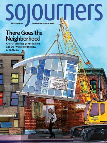 Sojourners's tweet photo. Tune in TODAY 2PM ET for our #SojoChat with @d_l_mayfield about her cover story on church planting + gentrification! https://t.co/60MEOJj858 https://t.co/JBGz23w8XN
