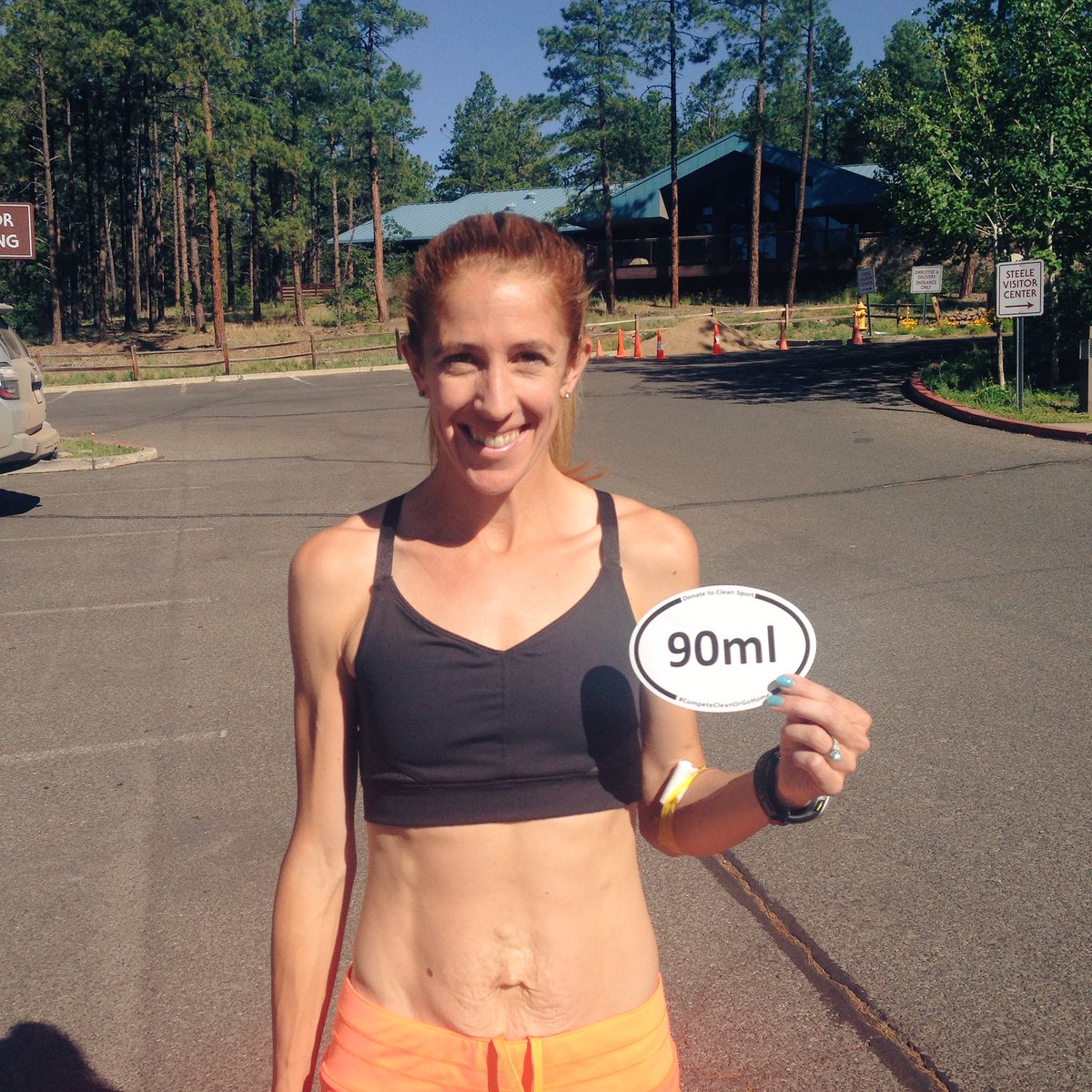 Steph_Rothstein's tweet photo. Thank you @usantidoping for testing me and making me extremely hydrated for this morning's run. #cleansport #competecleanorgohome https://t.co/oVVxiehqPm