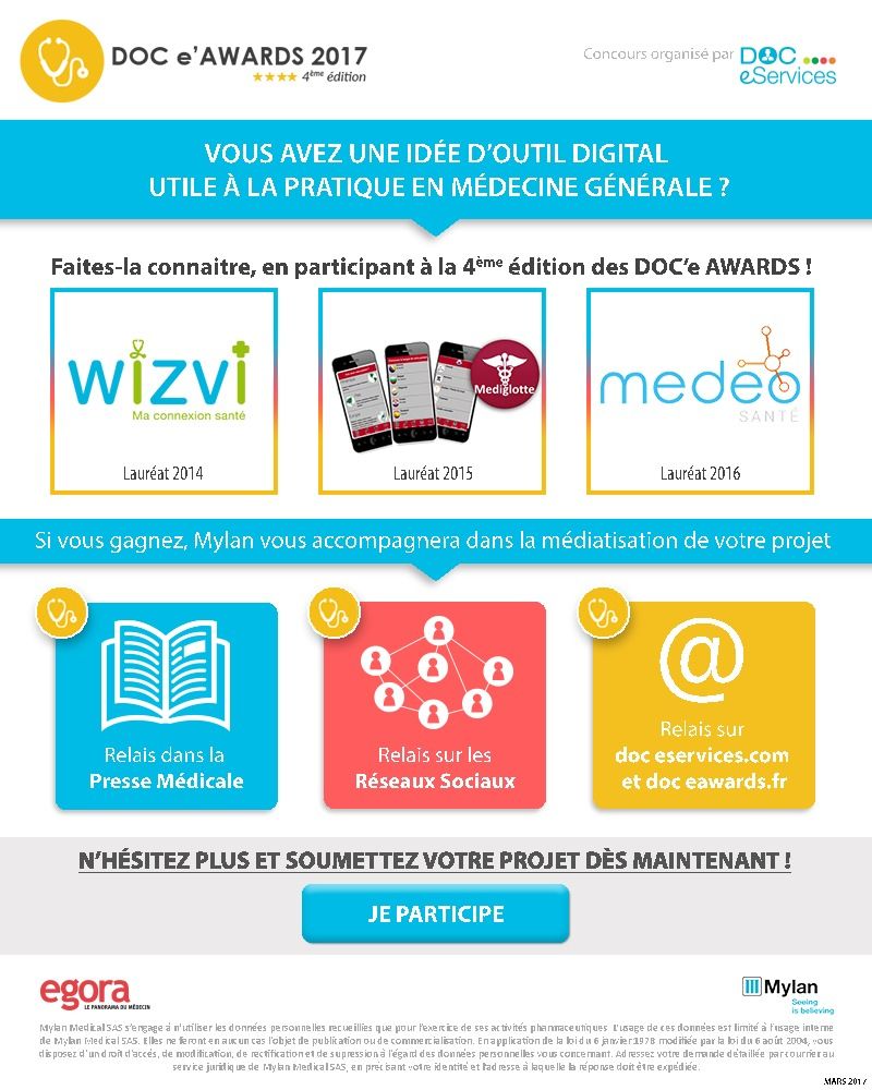 Ehopital's tweet photo. Des idées pour innover en médecine générale et en #esanté ?
#hcsmeufr Participez #doceawards https://t.co/shBSsw9Pd2 https://t.co/F04CeDKaBW