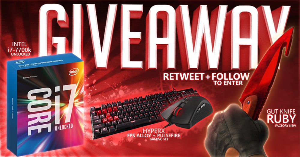 hotted89's tweet photo. Here we GO!
Massive Giveaway thanks to @HyperX &amp; @IntelGaming !
RT, Follow &amp; enter the link for more ways to win! GL
https://t.co/RRubnBnnhw https://t.co/KkB3uL4T9v