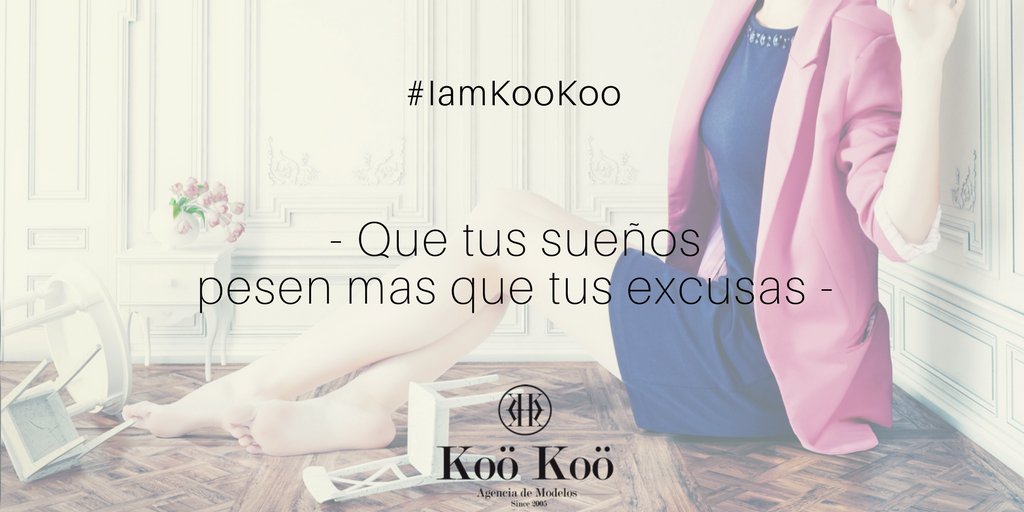 KooKooMedia's tweet photo. Olvidate de excusas!
#IamKooKoo @KooKoomedia
https://t.co/wnntl0F4qD https://t.co/ohWwrYoy8y
