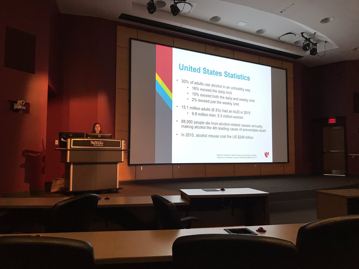 UNMC Chief Resident Rae Rohlfsen presenting IM Grand Rounds today!!