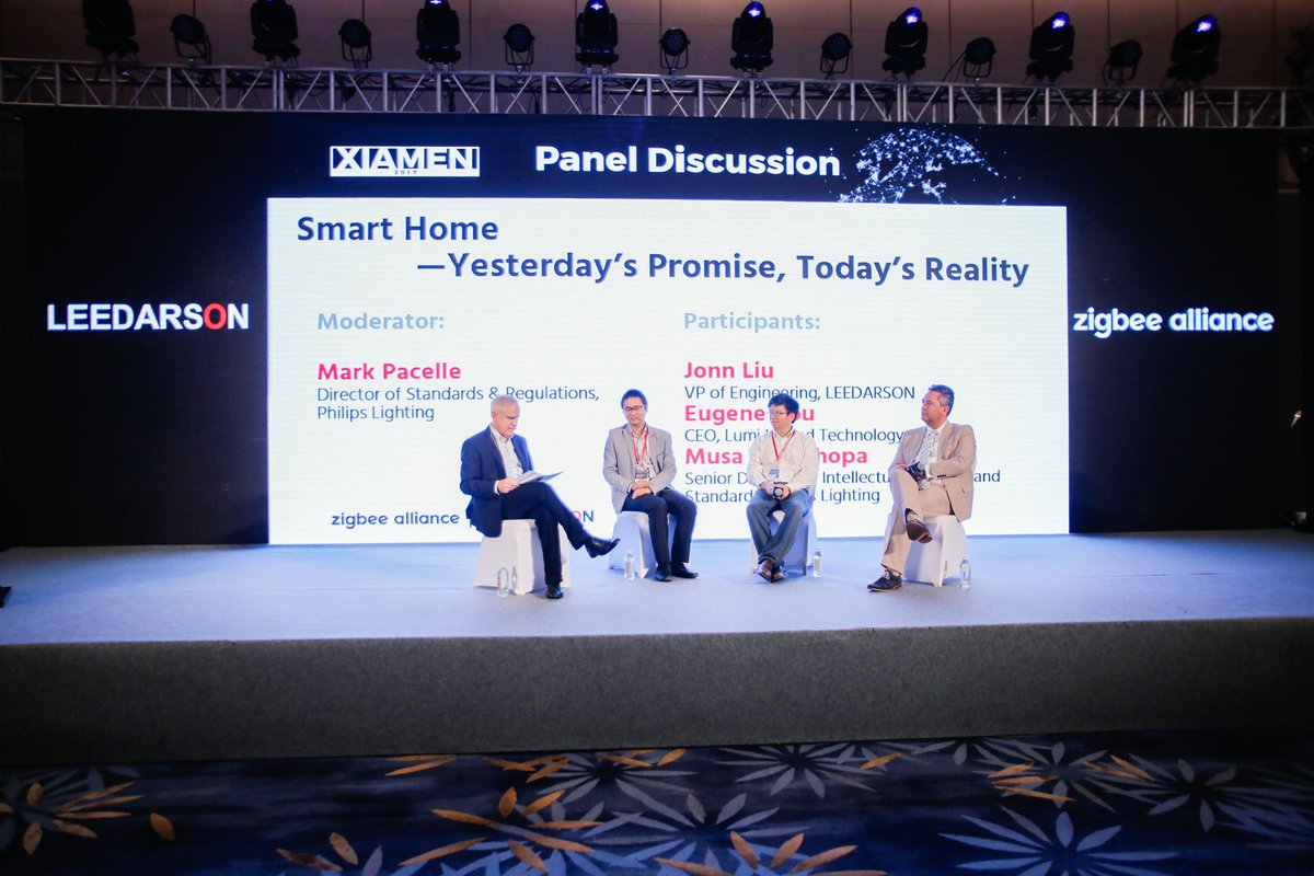csaiot's tweet photo. Over 350 #IoT leaders and Chinese dignitaries meet in Xiamen, China for the Zigbee-hosted IoT Forum sponsored by #LEEDARSON https://t.co/qEiokIgGeE