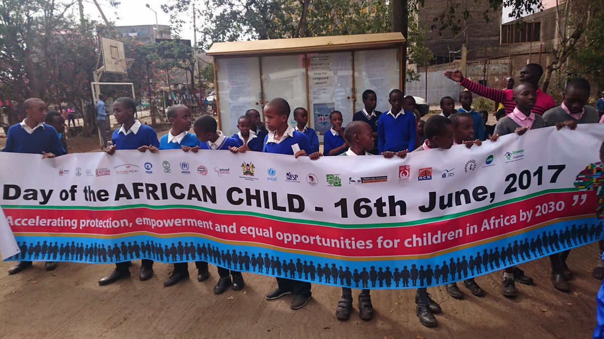 drckenya's tweet photo. Earlier today we joined other Child Protection partners in marking Day of the African Child in Nairobi County. #DAC2017KE #WeAreThere https://t.co/lLJxYz2G5F