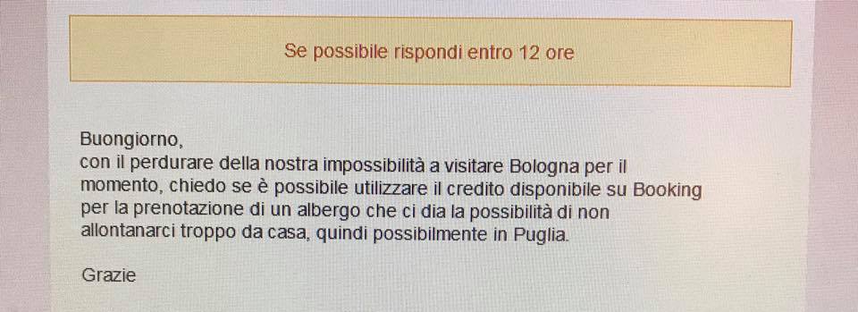 quintaema's tweet photo. #sciroccata via booking: 1 - hai sbagliato albergo che qui non siamo a Bologna
2 - mio collega bolognese ti manda a fare in culo e ride 7 dì https://t.co/ImdSVaP41z