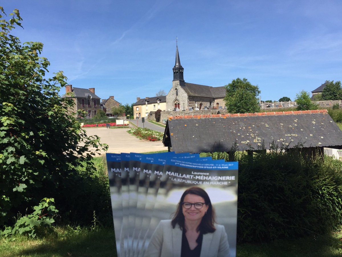 LMaillart's tweet photo. Cette après-midi à Vignoc, Guipel, Québriac, Dingé et Saint-Symphorien. Un dernier jour de campagne dans les territoires de la #Circo3502. https://t.co/PXcoRvQDmE