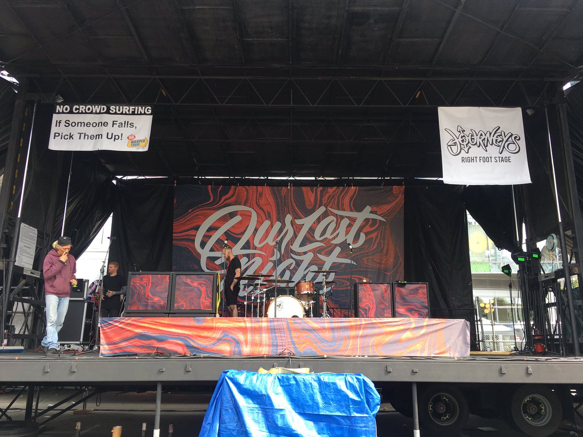 OLNband's tweet photo. Getting ready for you Seattle!!! https://t.co/dJdfYEZkP8