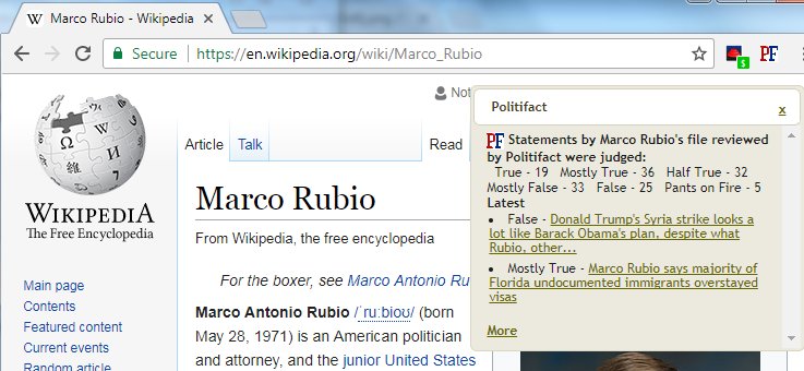 ThinkContext's tweet photo. @wikidata We use Wikidata for our @PolitiFact functionality https://t.co/Jl3UL8Mibc