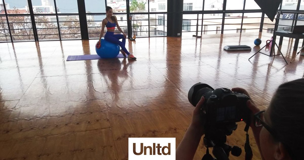 awgentertain's tweet photo. #BuenLunes, last week we ended the journey shooting #MaguiFitness' new season. What about you? - @magdalenabravi https://t.co/AWasXbcdFx