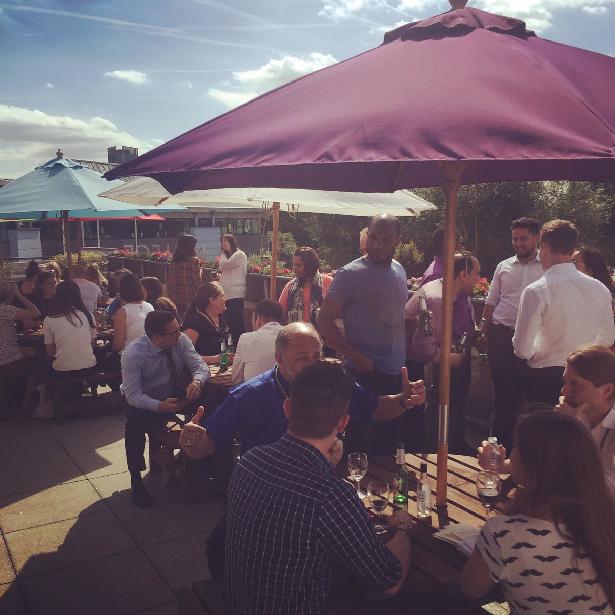 Bacon's College in the sun! A great way to end Tutor Consultation Day. Thanks to all our staff parents &amp; students.