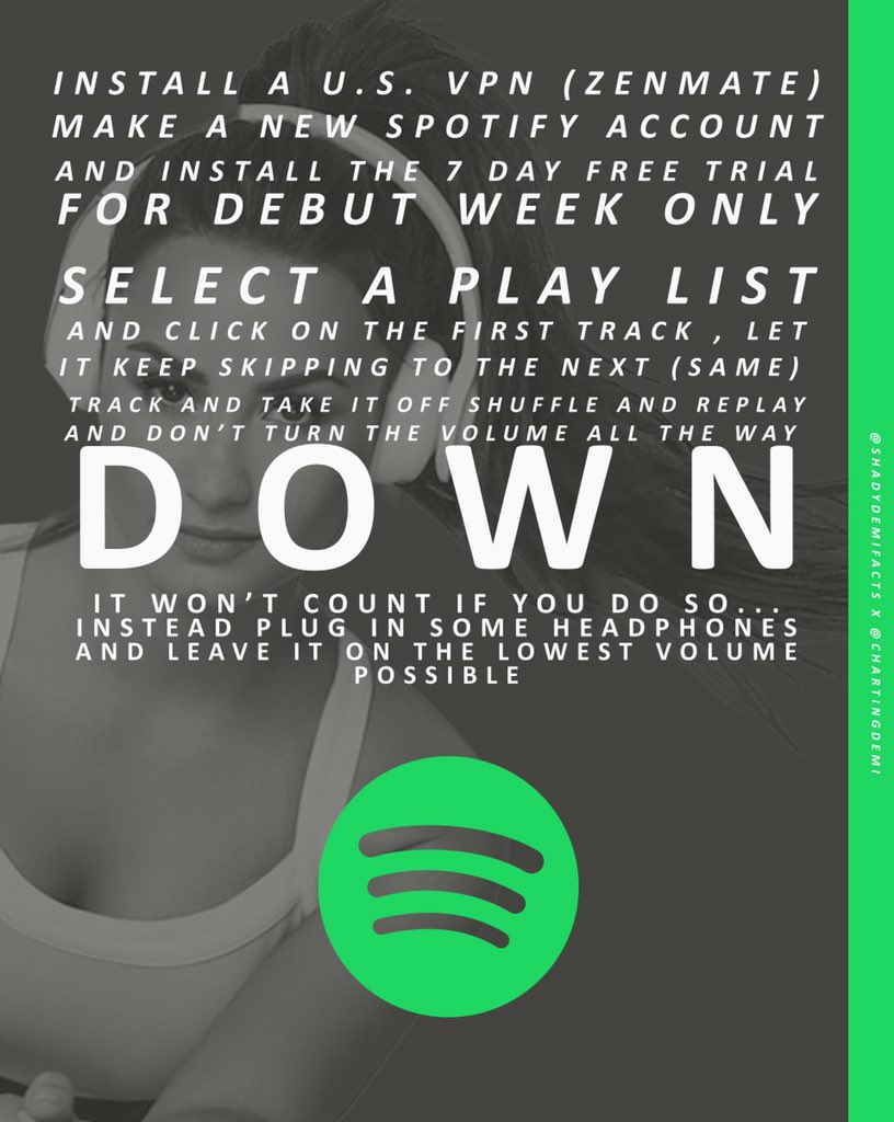 Lovatics820's tweet photo. 2.) #StreamInstruction on Spotify. If you don't have a playlist:
https://t.co/1Phdzq6PCX https://t.co/cW8qjCdeRN