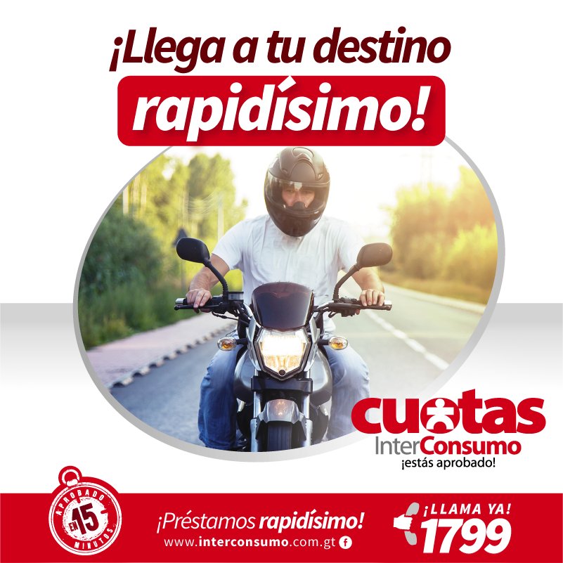 InterConsumoGT's tweet photo. No pierdas más tiempo en el tránsito, con #InterConsumo ¡estás aprobado! https://t.co/QivaC7ObI6