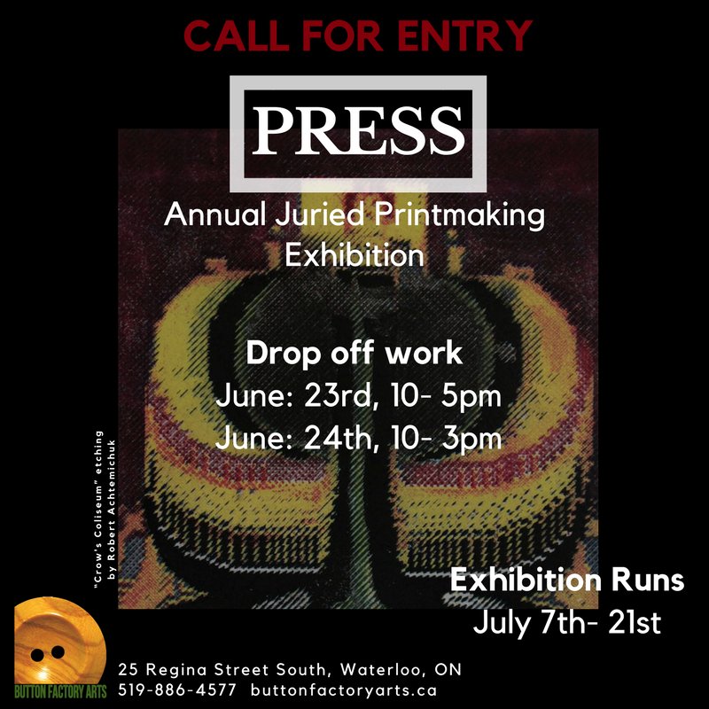 BFactoryArts's tweet photo. #buttonfactoryarts Annual #PRESS Printmakers Exhibition showcases our local #printmakers ! #etching #lino #screenprinting #collagraph https://t.co/wpQbuXl9sr