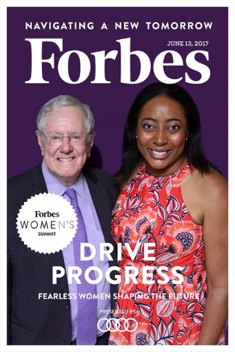 Our VP of New Marketing Institute Elise James DeCruise attended #ForbesWomensSummit &amp; got to meet some inspiring women &amp;share the NMI story!