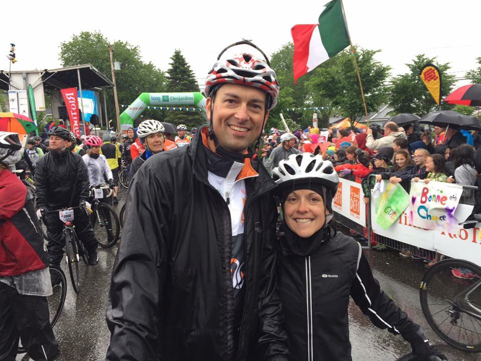 Vic_Masson's tweet photo. Notre arrivée à Pont Rouge #lgdpl #bmoteam 🚲 https://t.co/abDgh33nee