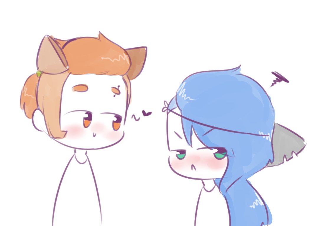 SecretSodie's tweet photo. No dibujo mucho esta shipp  :3 #FNAFHS https://t.co/b4MmFhwx4D