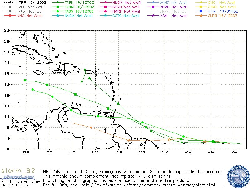 Invest 92l spaghetti models