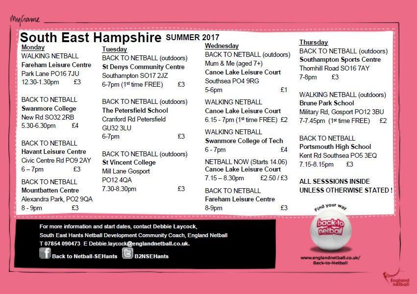 B2NHants's tweet image. Our #summer schedule, no need to book, just turn up! Warm welcome awaits! #Southampton #Fareham #Gosport #Portsmouth #Havant #Petersfield