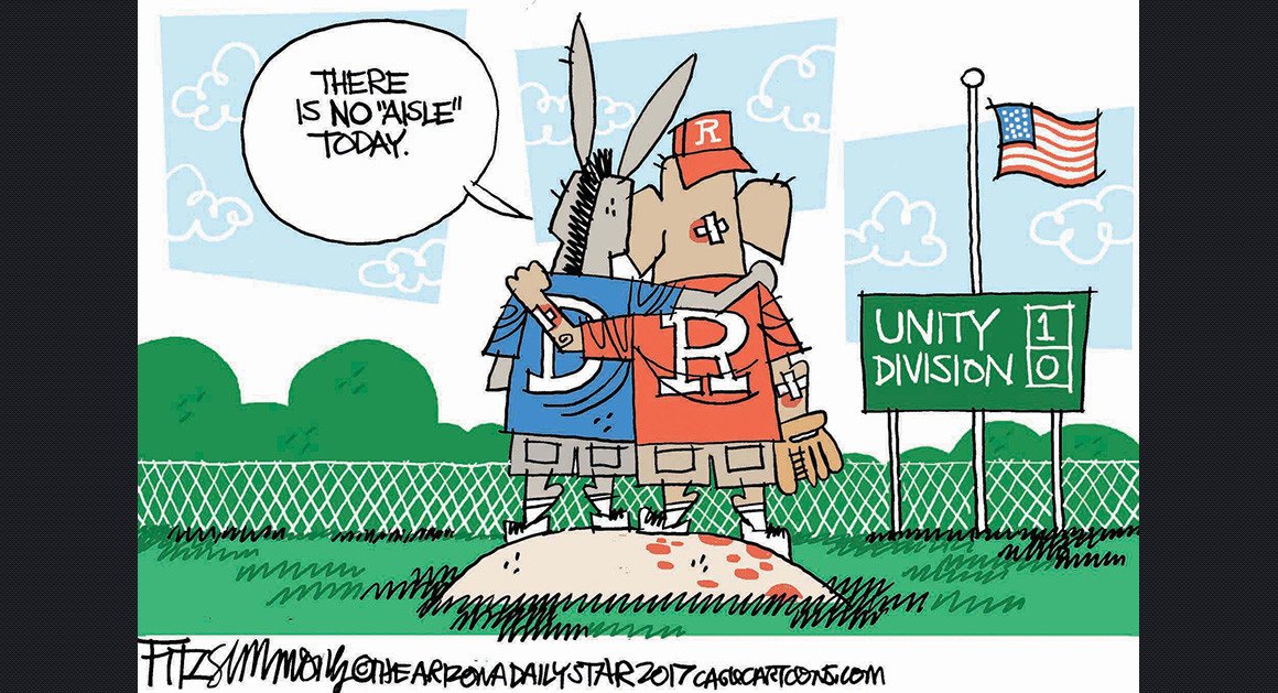 politico's tweet photo. The nation's cartoonists on the week in politics https://t.co/LlmZiCkKlS https://t.co/Z3xIrSedA7