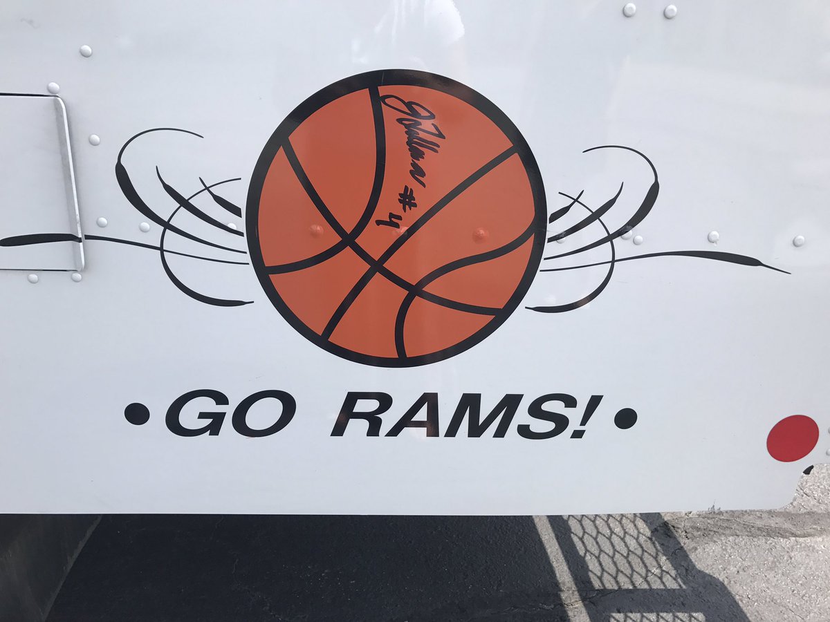 TSRCINC's tweet image. Thx to @VCU_Hoops players @JTillman23 &amp;amp; Mo Allie-Cox for autographing our truck! Our driver Andre is so proud #ramnation #letsgovcu