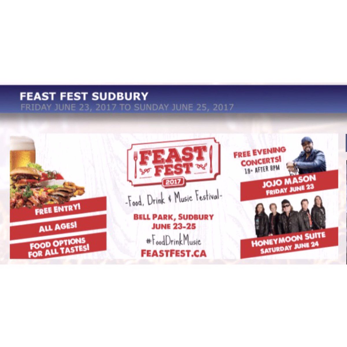 257fit's tweet photo. Can't wait to join the community at Sudbury's @FeastFestCanada !! Stop to enter our raffle and get official 25/7 #supplements and #apparel https://t.co/wLkRZM7sPB