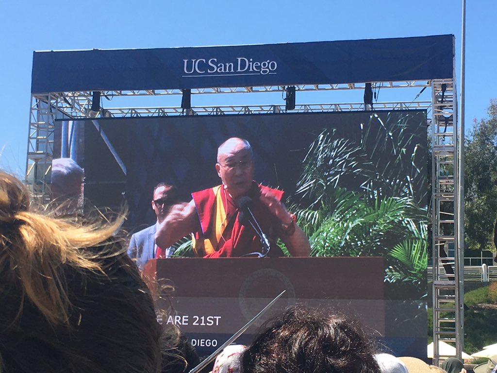 His Holiness highlighting importance of teaching the 'hygiene of emotions' in our educational institutions. #dalailama #SEL #lovingkindness