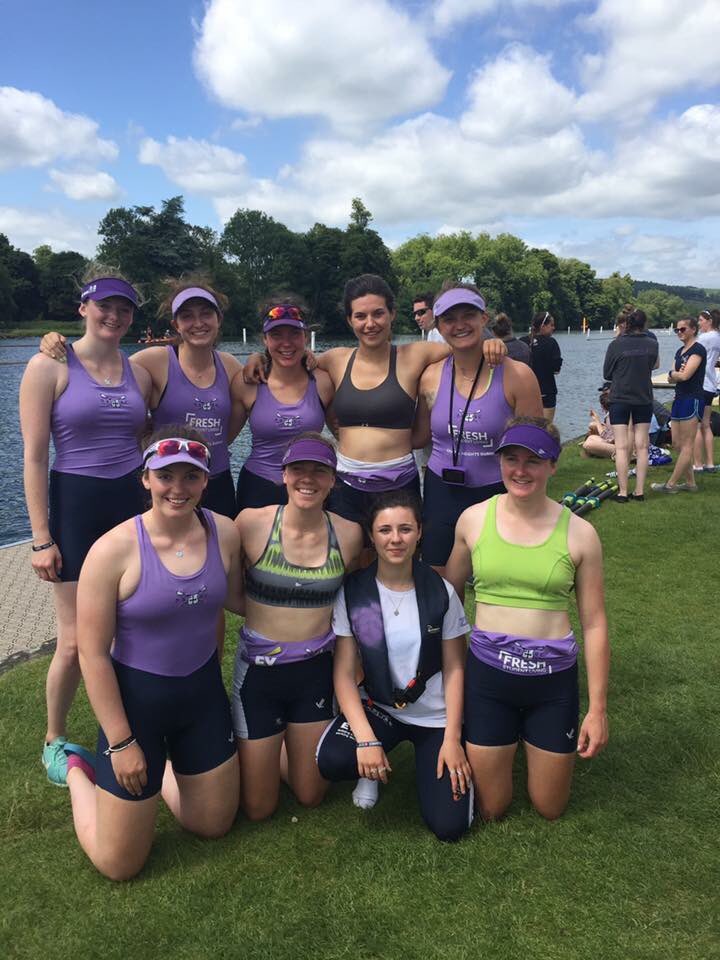 DurhamUBC's tweet photo. A win for the Durham Academic 8+ against Liverpool University to go through to tomorrow's racing! #yeahdurham https://t.co/zLbnjUJo8f