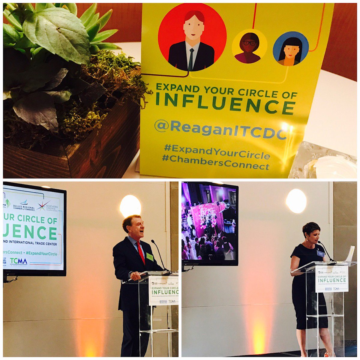 TheChamberALX's tweet photo. We had a great time last night @ReaganITCDC for #ExpandYourCircle #ChambersConnect https://t.co/envvLBwvwy