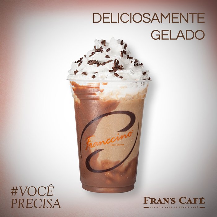 Marque um amigo ou amiga que ama #Franccino. #FransCafé #VocêPrecisa #VemProFrans #Café #Coffee #IcedCoffee