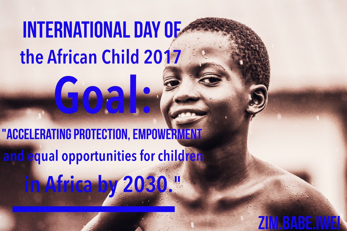 #ZimBabeIwe! 🇿🇼👑 and #MeetChipo 🇿🇼📚 support 2017's theme of #InternationalDayOfTheAfricanChild 😊❤️• #EmpowerChildren #EmpowerKids #Africa
