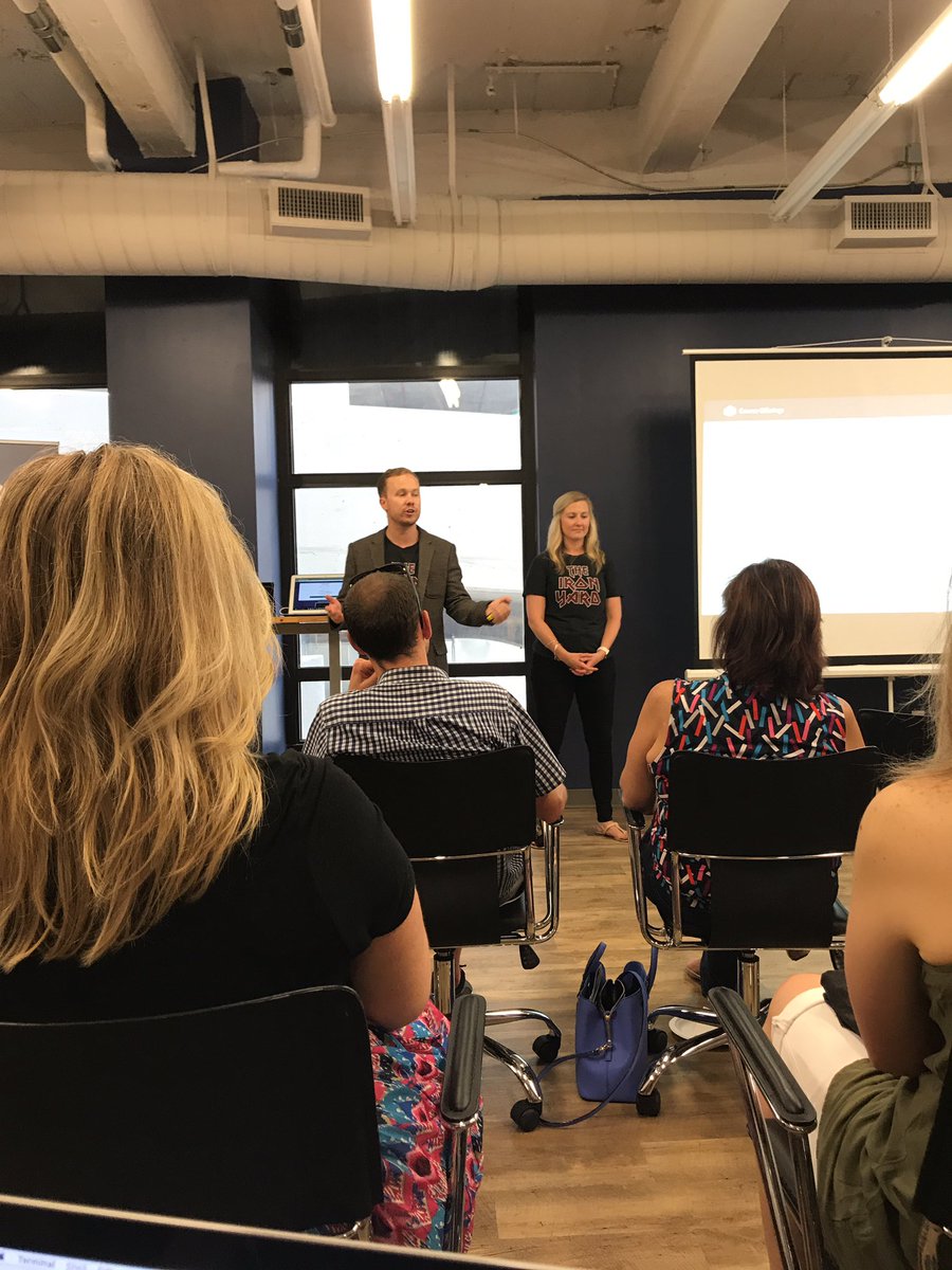 CharlotteDevs's tweet photo. @olivershort Talking about the @IronYard program, and what the students learned during the course of it! https://t.co/xz5fsl69Wo